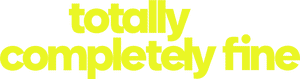 لوگوی رسمی سریال Totally Completely Fine (2023)