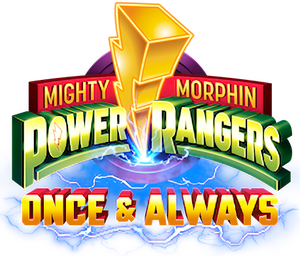 لوگوی رسمی فیلم Mighty Morphin Power Rangers: Once & Always (2023)