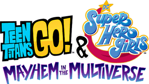 لوگوی رسمی فیلم Teen Titans Go! & DC Super Hero Girls: Mayhem in the Multiverse (2022)