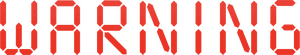 لوگوی رسمی فیلم Warning (2021)