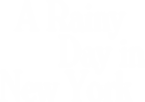 لوگوی رسمی فیلم A Rainy Day in New York (2019)