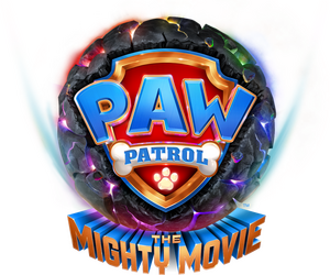 لوگوی رسمی فیلم PAW Patrol: The Mighty Movie (2023)