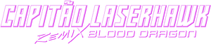 لوگوی رسمی سریال Captain Laserhawk: A Blood Dragon Remix (2023)