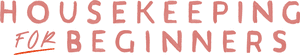 لوگوی رسمی فیلم Housekeeping for Beginners (2024)
