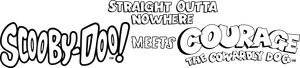 لوگوی رسمی فیلم Straight Outta Nowhere: Scooby-Doo! Meets Courage the Cowardly Dog (2021)
