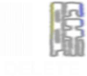 لوگوی رسمی سریال Delete (2023)