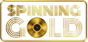 لوگوی رسمی فیلم Spinning Gold (2023)
