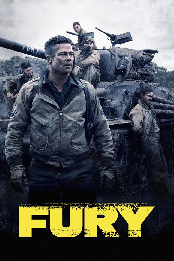 پوستر رسمی فیلم Fury (2014)