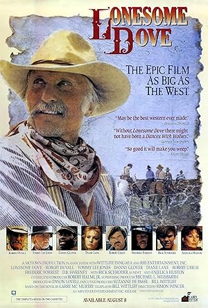 پوستر رسمی سریال Lonesome Dove (1989)