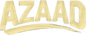 لوگوی رسمی فیلم Azaad (2025)