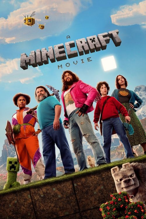 پوستر رسمی فیلم A Minecraft Movie (2025)