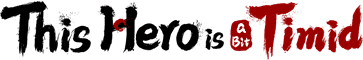 لوگوی رسمی فیلم This Hero Is a Bit Timid (2024)