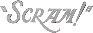 لوگوی رسمی فیلم Scram! (1932)