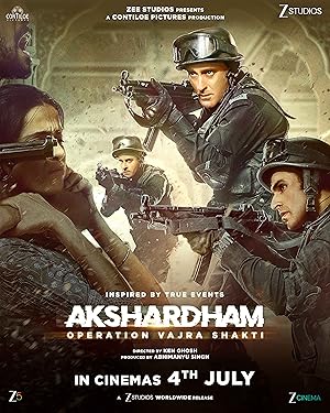 Official poster for فیلم Akshardham: Operation Vajra Shakti (2025)