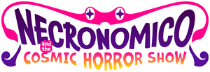 لوگوی رسمی سریال Necronomico and the Cosmic Horror Show (2025)