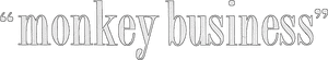 لوگوی رسمی فیلم Monkey Business (1952)