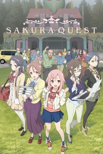 پوستر رسمی انیمه Sakura Quest (2017)